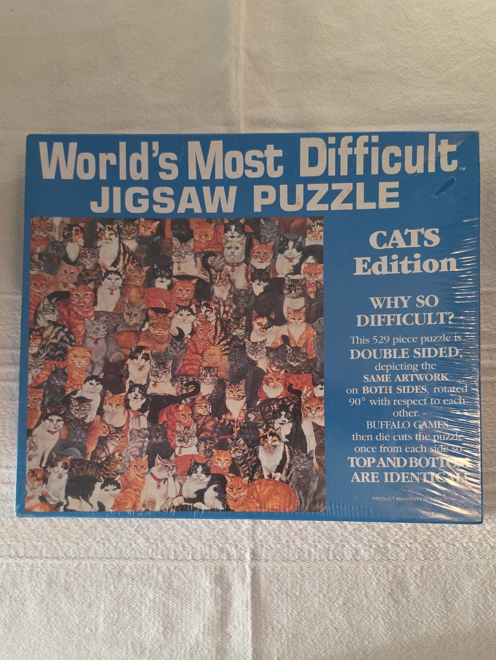 Buffalo David Bitton Cats Edition Jigsaw Puzzle - Blue
